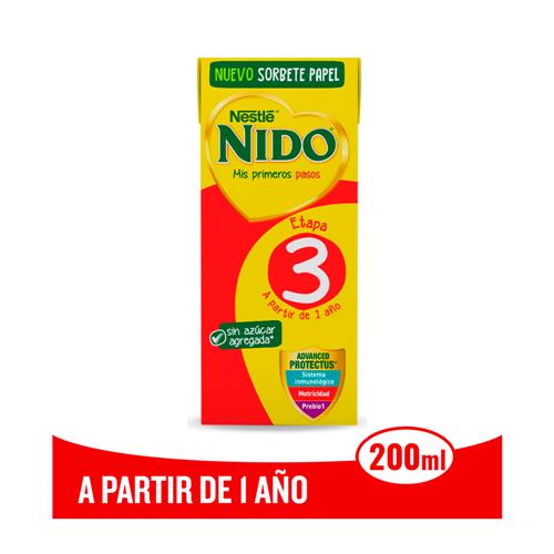 LECHE NIDO 3 x 200ml