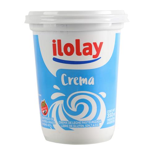 CREMA DE LECHE SIMPLE ILOLAY x 350g