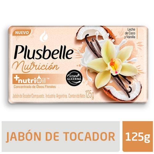 JABON TOCADOR NUTRICION PLUSBELLE 3x120grs