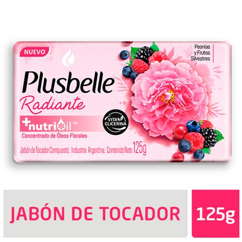 JABON TOCADOR RADIANTE PLUSBELLE 3x120grs