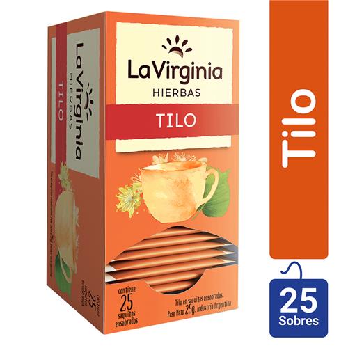 TE LA VIRGINIA HIERBAS TILO x 25u