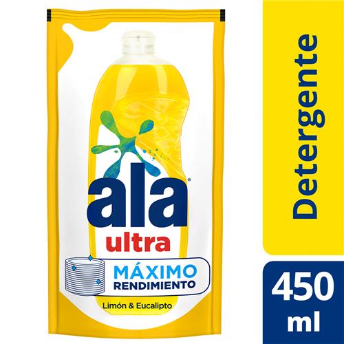 DETERGENTE ALA MAX RENDIMIENTO DP x 450ml