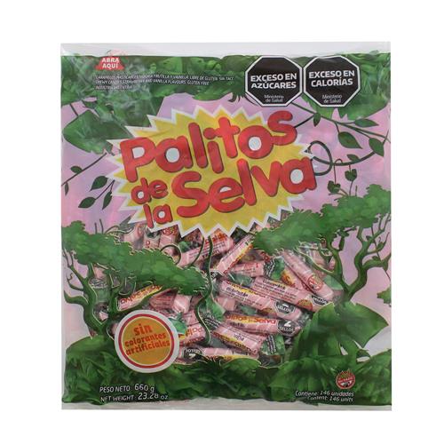 BOLSA CARAMELOS PALITOS DE LA SELVA X660G