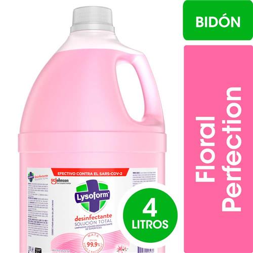 LIMPIADOR LIQUIDO FLORAL PERF LYSOFORM x 4L