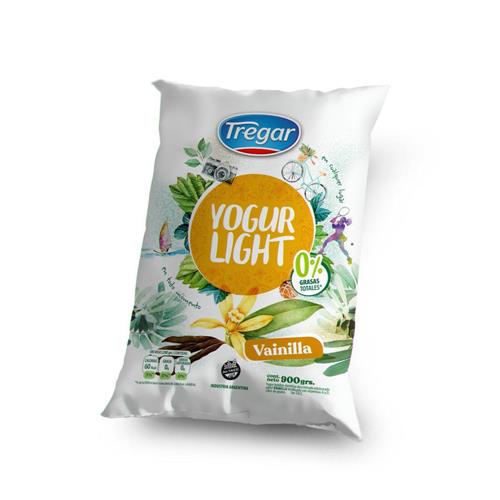 YOGURT LIGHT VAINILLA TREGAR x 1lts