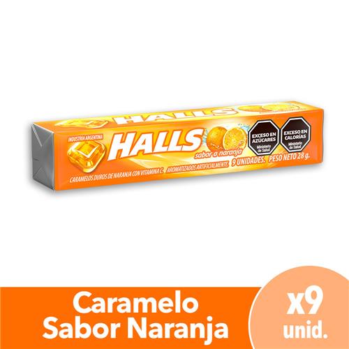 CARAM HALLS NARANJA VITA C x28grs