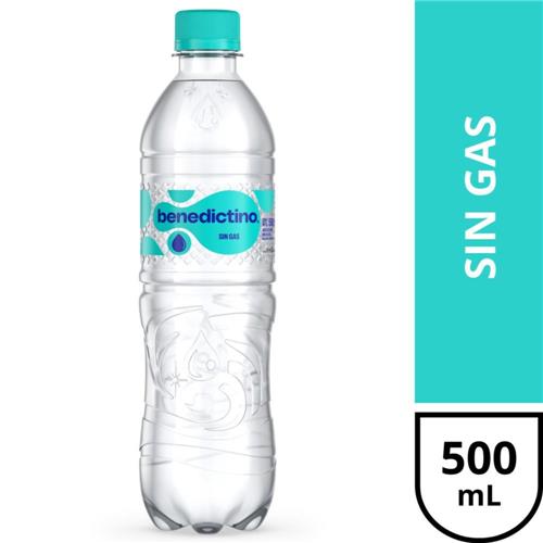 AGUA CON GAS BENEDICTINO x 500ml