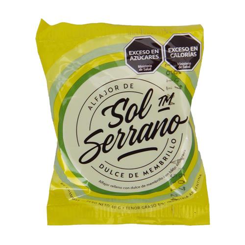 ALFAJOR SOL SERRANO DULCE MEMBRILLO