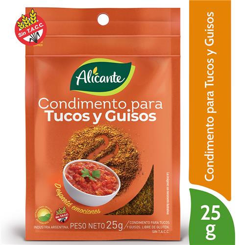 COND p/TUCOS Y GUISOS ALICANTE x25grs