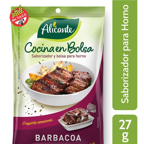 COCINA EN BOLSA BARBACOA ALICANTE x 30g