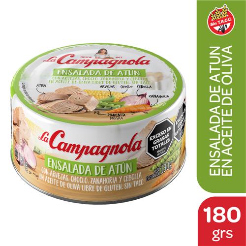 ENSALADA DE ATUN VERDE LA CAMPAGNOLA x 180g