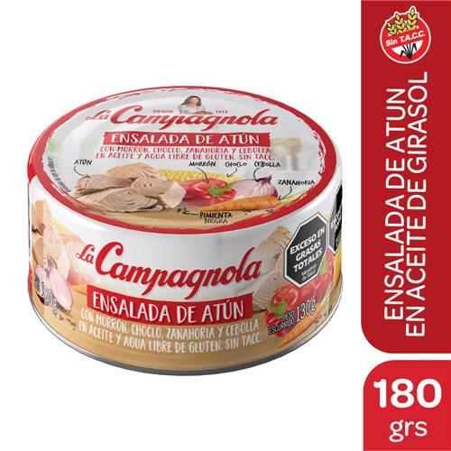 ENSALADA DE ATUN LA CAMPAGNOLA x 180g