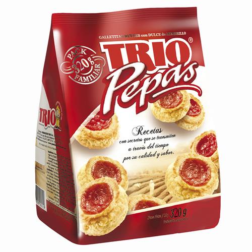 GALLETITAS TRIO PEPAS x320grs