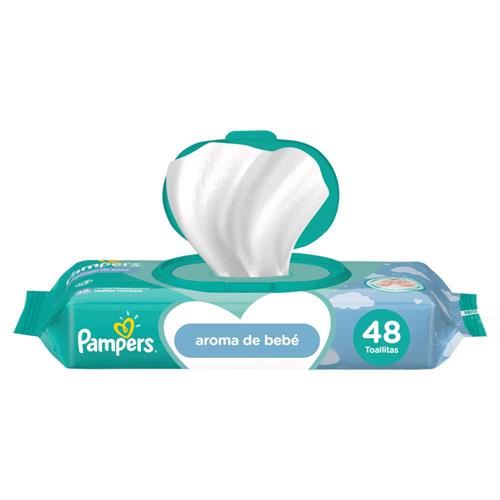 TOALLAS HUMEDAS CARICIAS DE BEBE PAMPERS x 48u