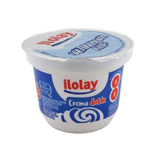 CREMA DE LECHE DOBLE ILOLAY x 200g