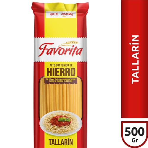 FIDEOS TALLARIN LA FAVORITA x 500 g