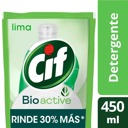 DETERGENTE BIO ACTIVE LIMA CIF DP x450ml