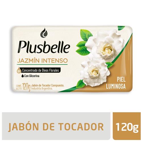 JABON TOCADOR JAZMIN INTENSO PLUSBELLE X120G