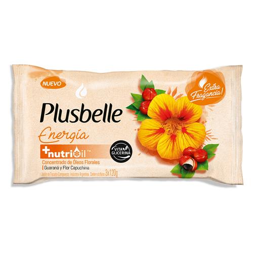 JABON TOC ENERGIA PLUSBELLE 3 x 120 g