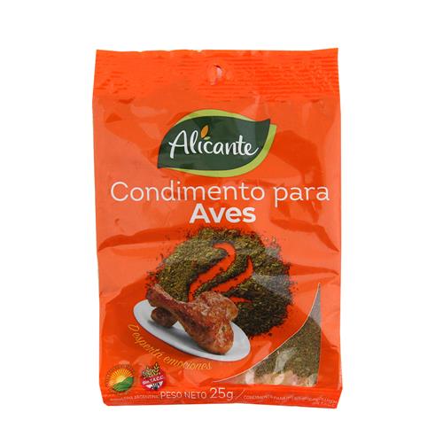 CONDIMENTO P/AVES ALICANTE x 25g
