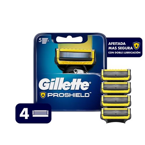 REPUESTOS GILLETTE PROSHIELD CART x 4U