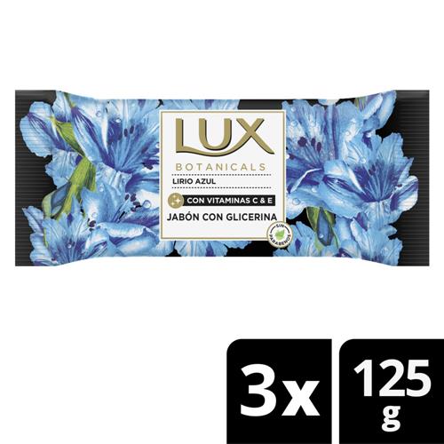 JABON TOCADOR LIRIO AZUL LUX 3x125grs
