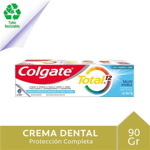 CREMA DENTAL SALUD VISIBLE T12COLGATE x 90g