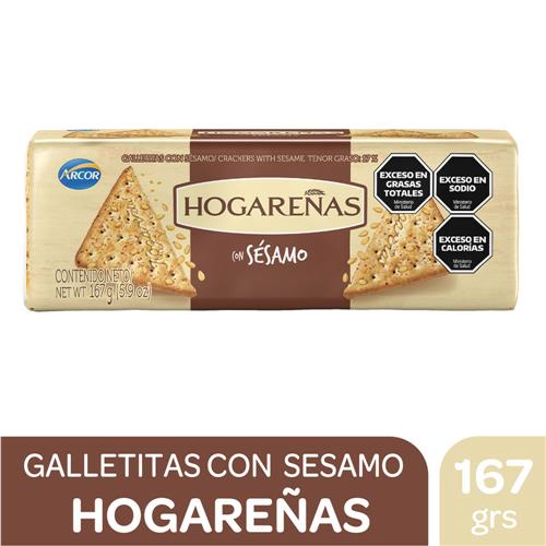GALLETITAS HOGAREÑAS SESAMO x 167 g