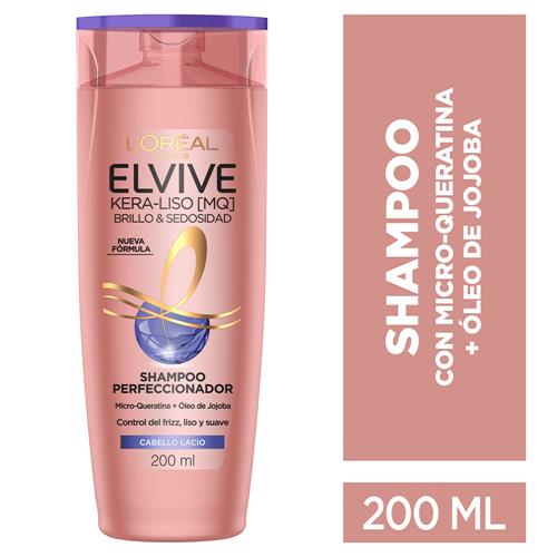 SHAMPOO KERA LISO BRILLO ELVIVE x 200 ml