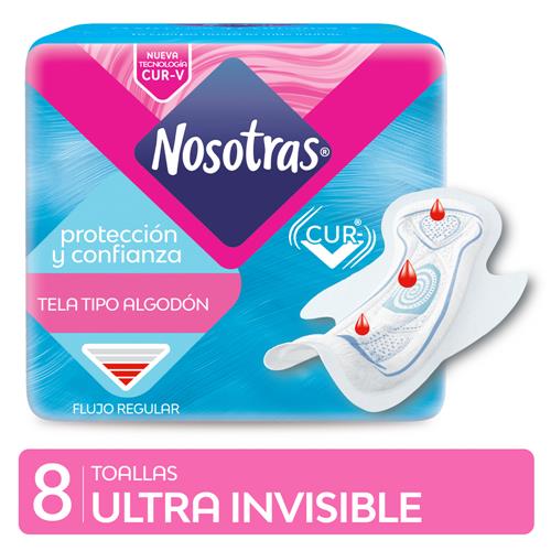 TOALLAS FEM ULTRA INVISIBLE NOSOTRAS x 8 u