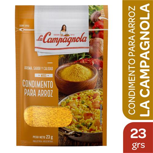 CONDIMENTO PARA ARROZ LA CAMPAGNOLA x23grs