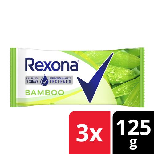 JABON TOCADOR REXONA BAMBOO FRESH 3X125G