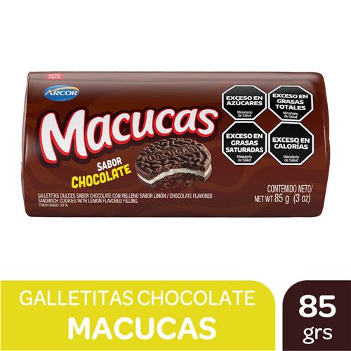 GALLETITAS MACUCAS CHOCO x 85g