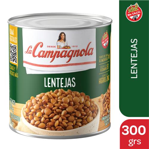 LENTEJAS LATA LA CAMPGANOLA x 300grs