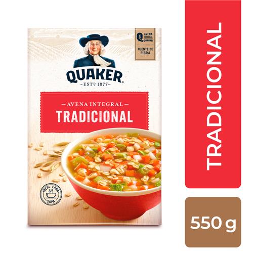 AVENA TRADICIONAL QUAKER x 550g