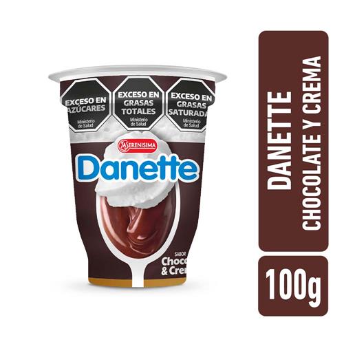 POSTRE DANETTE COPA CHOCOLATE C/CREMA X 100G