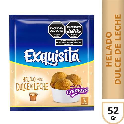 HELADO DULCE DE LECHE EXQUISITA x 52g