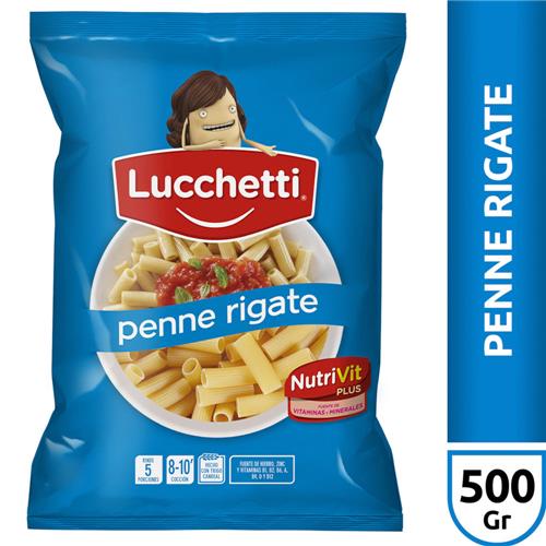 FIDEOS PENNE RIGATE LUCCHETTI x 500g