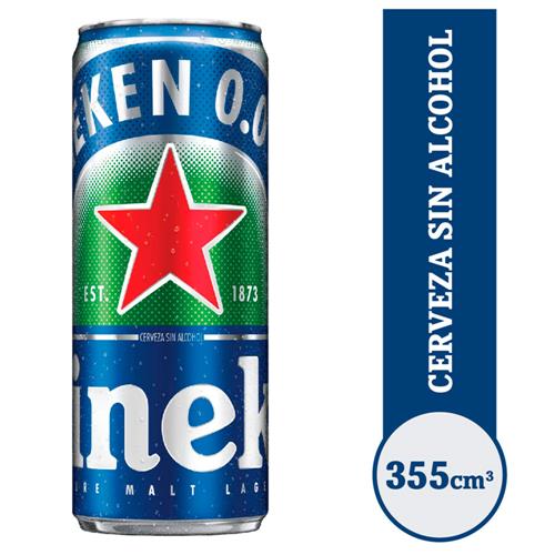 CERVEZA SIN ALCOHOL HEINEKEN LATA x 355 ml