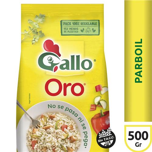 ARROZ PARB GALLO ORO x 500g