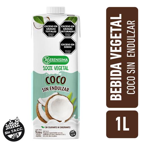 LECHE VEGETAL COCO LA SERENISIMA x 1L