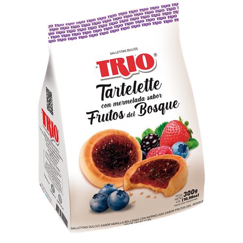 GALLETITAS TARTELETTE FRUT BOSQUE TRIO 300gr