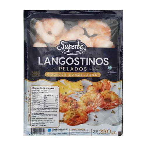 LANGOSTINOS PELADOS PUERTO GABOTO x 250g