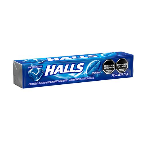 CARAMELO MENTOL HALLS x12uni