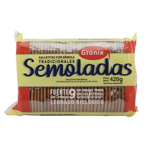 GALLETITAS GRANIX SEMOLADAS x 450 g
