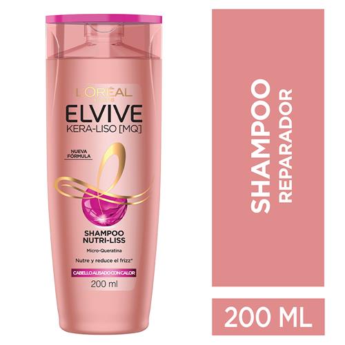SHAMPOO KERA LISO ELVIVE x 200ml