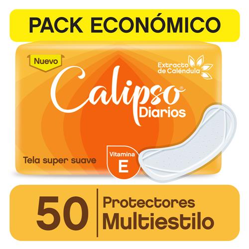 PROTECTORES DIARIOS MULTI C/SEDA 50U CALIPSO