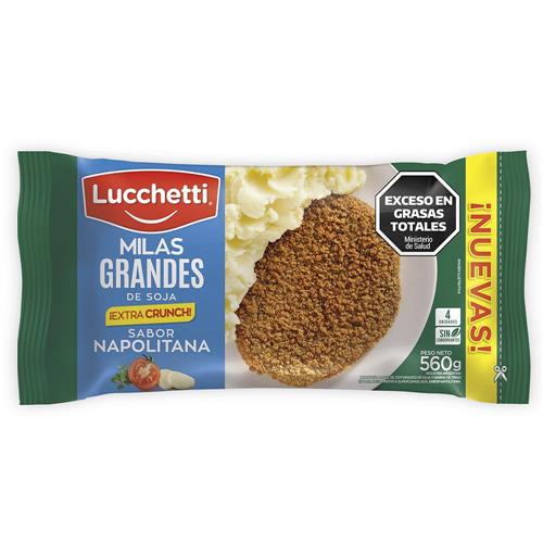 MILANESA DE SOJA NAPOLITANAS LUCCHETTI x 560g