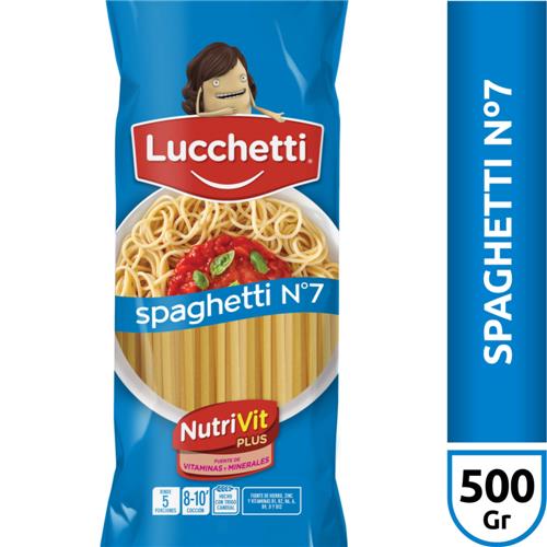 FIDEOS SPAGHETTI N°7 LUCCHETTI x 500g
