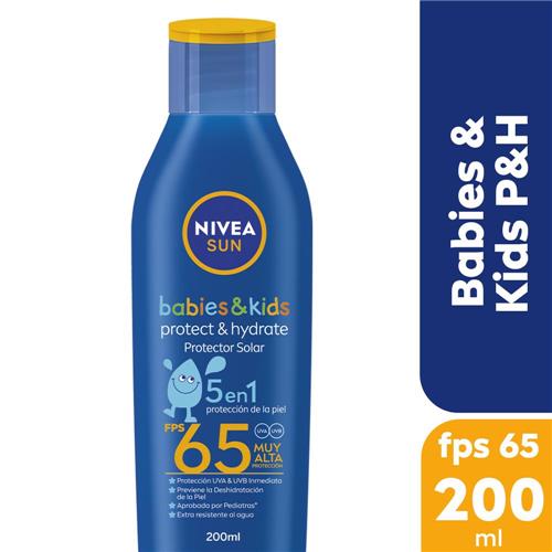 PROTECTOR SOLAR NIVEA BABIES/KIDS F65 x 200ml